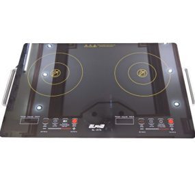 Bếp từ hồng ngoại dương 2 vùng nấu Alpha AL-817A