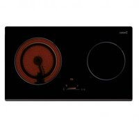 Bếp đôi hồng ngoại và cảm ứng từ Cata IT 7002 BK - Hàng chính hãng