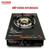 Bếp đơn dùng khí BIOGAS chén đồng Fujishi FJ-BG1  - [ HỎA TỐC ]  - Bảo hành chính hãng 01 Năm - Kính đen ĐỎ