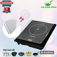 Bếp đơn hồng ngoại Sunhouse SHD6011 - Công suất 2000W - Phím bấm cơ - 5 chế độ nấu - Bảo hành 12 tháng