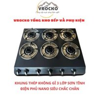 BẾP GA 6 LÒ VROCKO BẾP BÁNH XÈO, BẾP MỲ CAY, BẾP BÁNH CANH