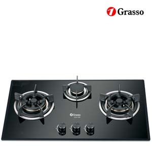 Bếp gas âm Grasso GS8-308 - 3 Bếp nấu
