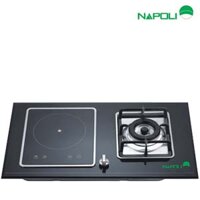 Bếp ga âm kết hợp điện từ Napoli CA-801GL