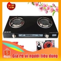 Bếp Ga Đôi Điếu Đúc Gang Hồng Ngoại SANKAtech SKT-723BB ( Tặng Dây Van Namilux )