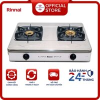 Bếp ga đôi Rinnai RV-365(SW)N - Ngọn lửa xanh - Tiết kiệm gas - Hàng chính hãng STORE