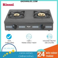 Bếp ga đôi Rinnai RV-367(G)N - Ngọn lửa xanh - Tiết kiệm gas - Hàng chính hãng