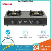 Bếp ga đôi Rinnai RV-640A(GF) - Ngọn lửa xanh - Tiết kiệm gas - Hàng chính hãng