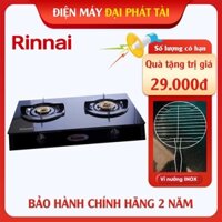 Bếp ga đôi Rinnai RV-7Double Glass(B) (Đen)