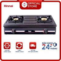 Bếp ga đôi Rinnai RV-870GSB(M) - Ngọn lửa xanh - Tiết kiệm ga - Hàng chính hãng STORE