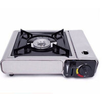 Bếp ga du lịch an toàn - bếp ga mini vỏ inox cao cấp siêu bền sáng bóng rễ vệ sinh