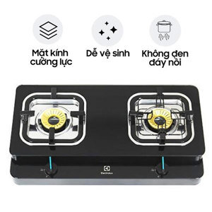 Bếp gas dương Electrolux ETG726GKR - mặt kính, 2 bếp