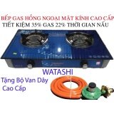 bep ga Hồng Ngoại Cao Cấp Tiêt Kiệm Gas 35% WATASHI 469 Tặng Bộ Van Dây