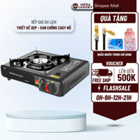 Bếp Ga Mini Du Lịch Chịu Nhiệt Độ Cao Bếp Gas Chống Cháy Nổ Chất Liệu Thép Không Gỉ Phù Hợp Nấu Ăn Dã Ngoại Ngoài Trời