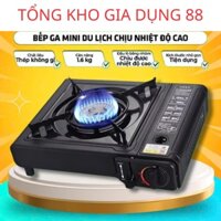 Bếp Ga Mini Du Lịch Chống Cháy Nổ, Chống Gió Công Suất Lớn, Chất Liệu Thép Không Gỉ ( Hàng Loại 1)