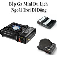 Bếp Ga Mini Du Lịch Ngoài Trời Di Động Chịu Nhiệt Độ Cao Chống Cháy Nổ Tiện Dụng
