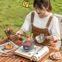 Bếp Ga Mini Tự Ngắt An Toàn, Bếp Ga Thông Minh Cảm Biến Chống Cháy Nhỏ Gọn Phù Hợp Đi Chơi, Dã Ngoại