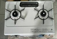 Bếp ga Rinnai KG34NBEL có lò nướng, mặt men màu trắng sx 2021