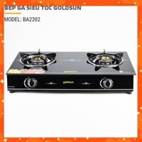 Bếp ga siêu tốc GOLDSUN BA2202 - Mặt kính cường lực