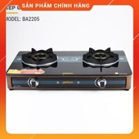 Bếp ga siêu tốc GOLDSUN BA2205 - Mặt kính cương lực