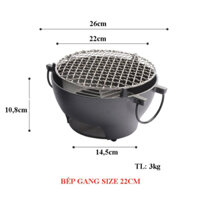 Bếp gang, Lò gang nướng than hoa, Bếp nướng BBQ