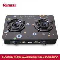 Bếp gas 7 tấc Rinnai RV-715Slim(GL-Bubble),mặt kiếng