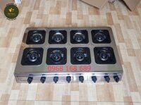 Bếp Gas 8 Họng Giá Rẻ Dùng Nấu Mì Cay | Bếp Gas 8 Lò Đốt Giá Rẻ (Giá đỡ họng tôn)