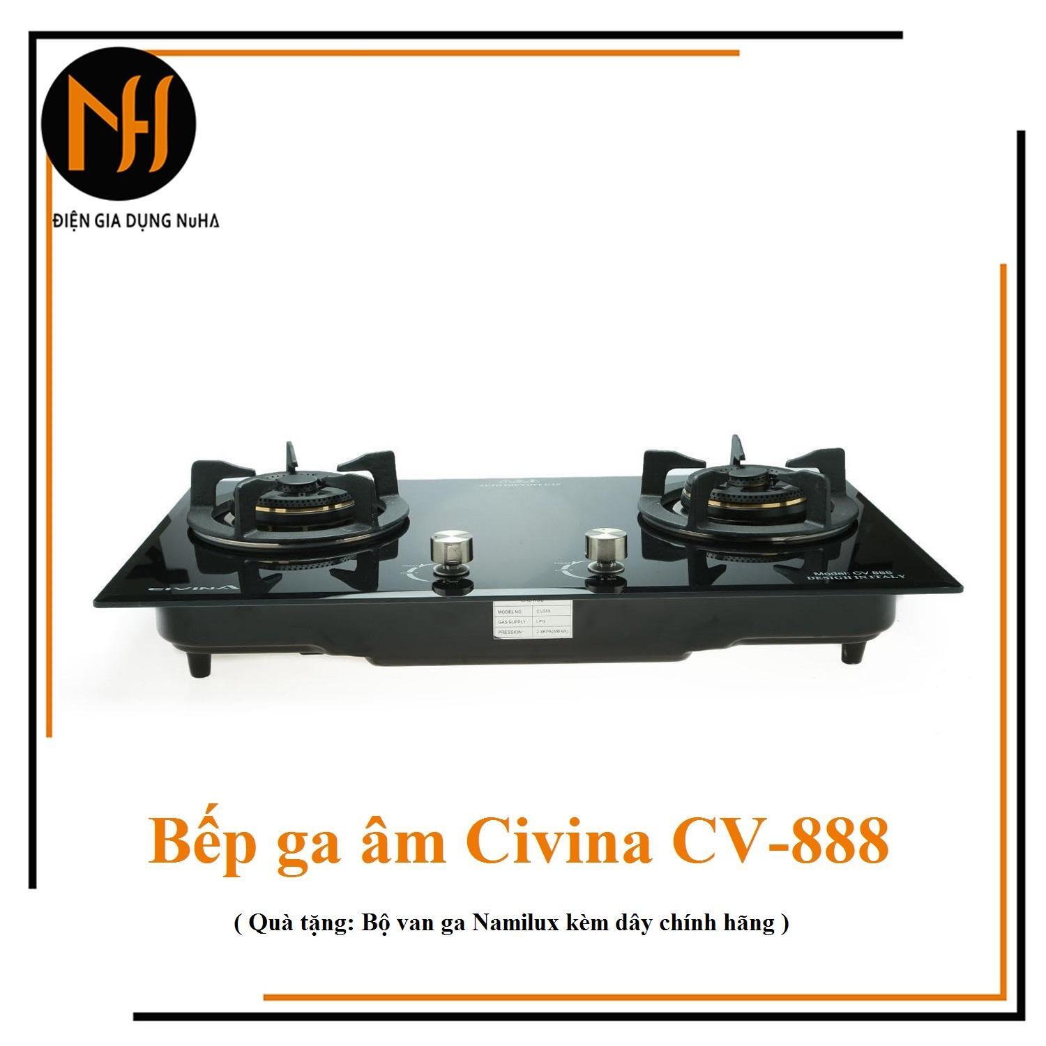 Bếp gas âm Civina CV-888