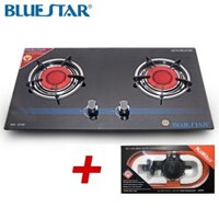 Bếp gas âm hồng ngoại Bluestar NG-6750C, 2 vòng lửa có đâu hâm - Hàng chính hãng - Bếp gas  Bộ dây van Namilux