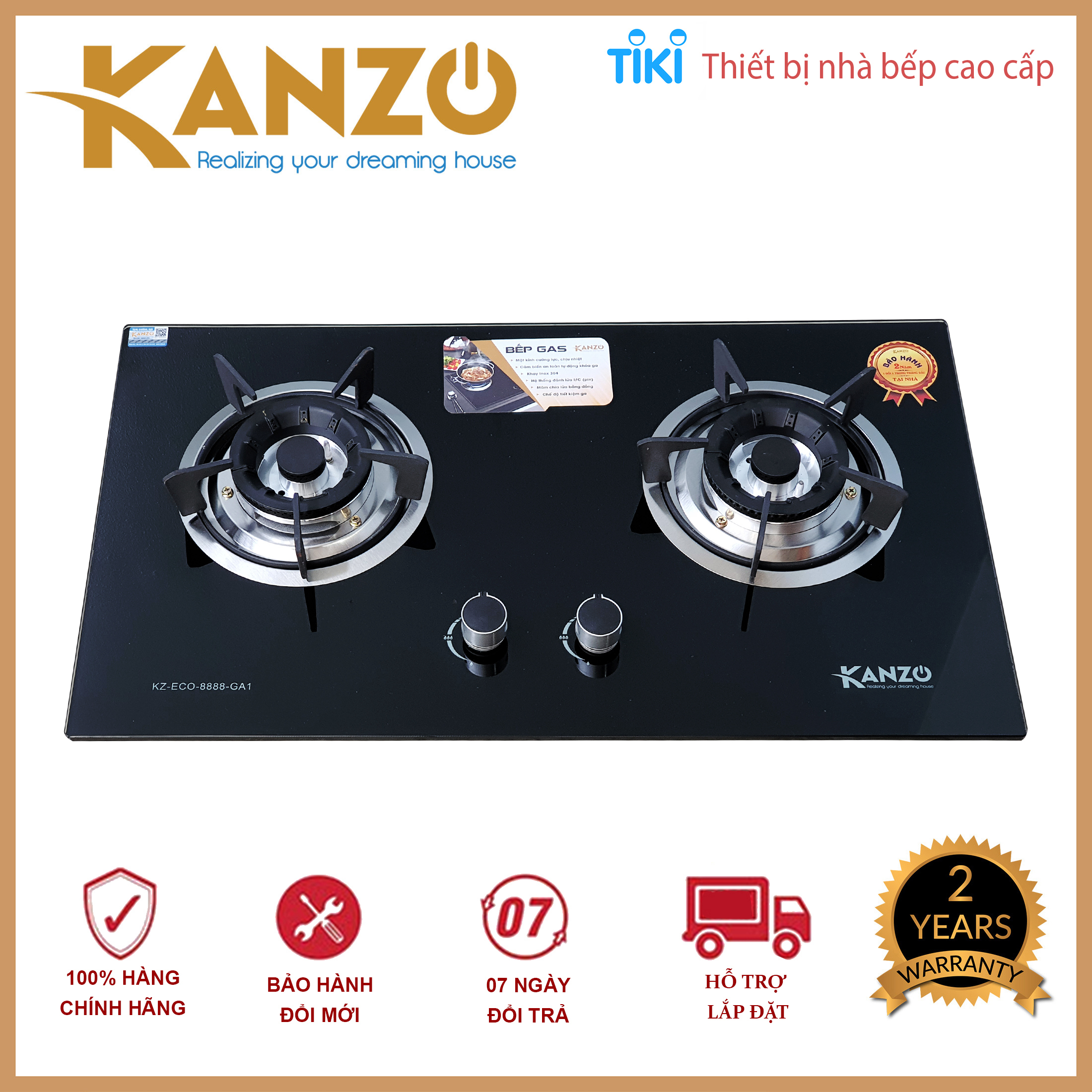 Bếp gas âm Kanzo KZ-ECO-8888-GA1