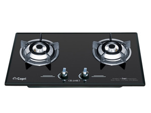 Bếp gas âm kính 2 lò Capri CR-209KT