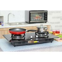 Bếp gas âm kính Sunhouse SHB6636 mặt kính cường lực kháng vỡ