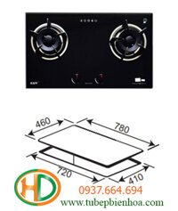Bếp gas âm nhập khẩu KF - 668