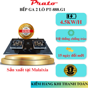Bếp gas âm Prato PT-888.G1