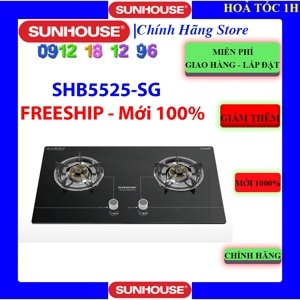 Bếp gas âm Sunhouse SHB5525-SG