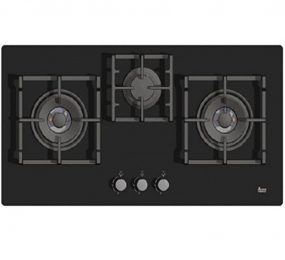 Bếp gas âm Teka CGW LUX 86 3G AI AL CI 2TR 5kW - Kích thước: 860 x 450 mm