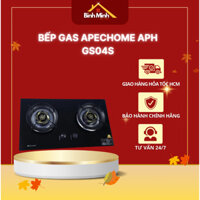 Bếp gas APECHOME APH GS04S hệ thống đánh lửa hiện đại thiết kế sang trọng đẹp mắt