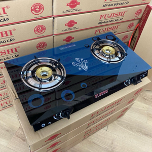 Bếp gas chén nhôm kính cường lực FUJISHI FM-H10-N