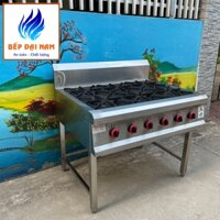 Bếp gas công nghiệp 6 họng, bếp âu 6 họng