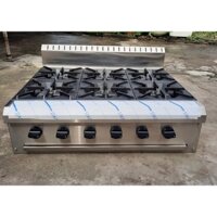 Bếp gas công nghiệp âu 6 họng