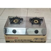 Bếp GAS công nghiệp gia đình đôi chia lửa gang kiềng gang chắn gió loại dầy