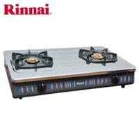 Bếp Gas Đôi 7 Tấc RINNAI RV-377SN - Chén Đồng Có Đầu Hâm Tiết Kiệm Gas - Bảo Hành Chính Hãng 2 Năm