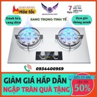 Bếp Gas Đôi 9 Đầu Đốt QT FAST Tích Hợp Chế Độ Hẹn Giờ Cảm Biến An Toàn - Bếp Ga Cao Cấp Lắp Âm Và Dương - (BH 24 THÁNG)