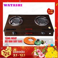 Bếp Gas Đôi Hồng Ngoại Cao Cấp WATASHI WA-468BM ( Tặng van ga Namilux )