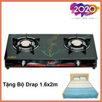 Bếp gas đôi hồng ngoại Soho 899HG Tặng Bộ Drap