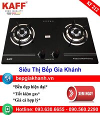 Bếp gas đôi Kaff KF 212 bếp gas âm bếp ga bếp gas bếp ga đôi bếp ga âm bếp gas mini bếp ga mini bếp gas hồng ngoại bếp ga hồng ngoại bếp gas đôi hồng ngoại