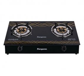 Bếp gas đôi Kangaroo dương kính KG513