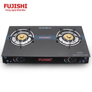 Bếp gas Fujishi FR-1668 - Bếp đôi, mặt kính