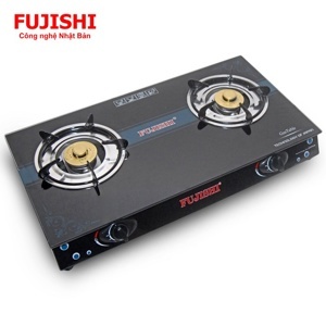 Bếp gas Fujishi FR-1668 - Bếp đôi, mặt kính
