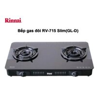 Bếp gas đôi mặt kính RINNAI RV-715 Slim(GL-D)