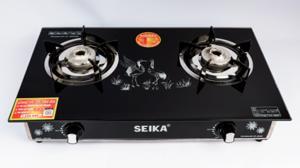 Bếp gas đôi mặt kính Seika SKB606